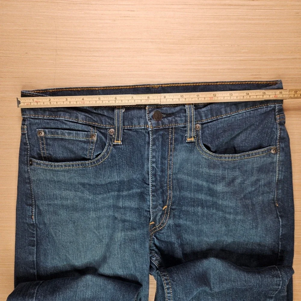 Levi's 514 Straight Leg Jeans Men 32x34‎ Fits 32x31 Blue Denim Waterless